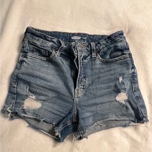 Old navy distressed jeans shorts